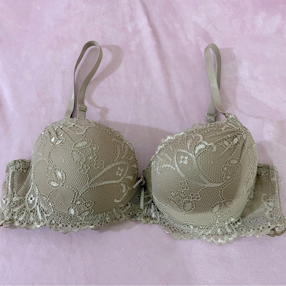 Rene Rofe 34B Ultra Push Up Bra Removable Straps Padded Add Cup Sizes Underwire - Picture 1 of 12